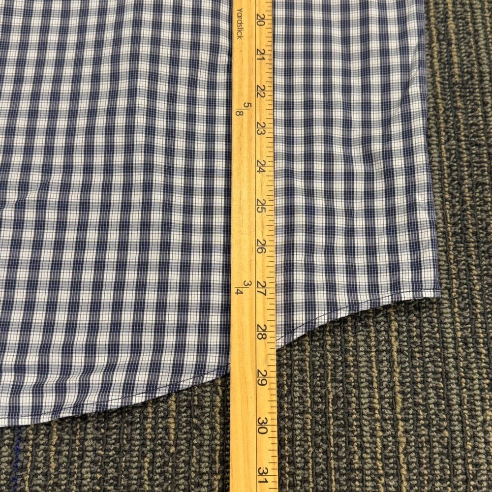 Peter Millar Summer Comfort XL Long Sleeve Button Down Shirt Gingham Check - Picture 6 of 9